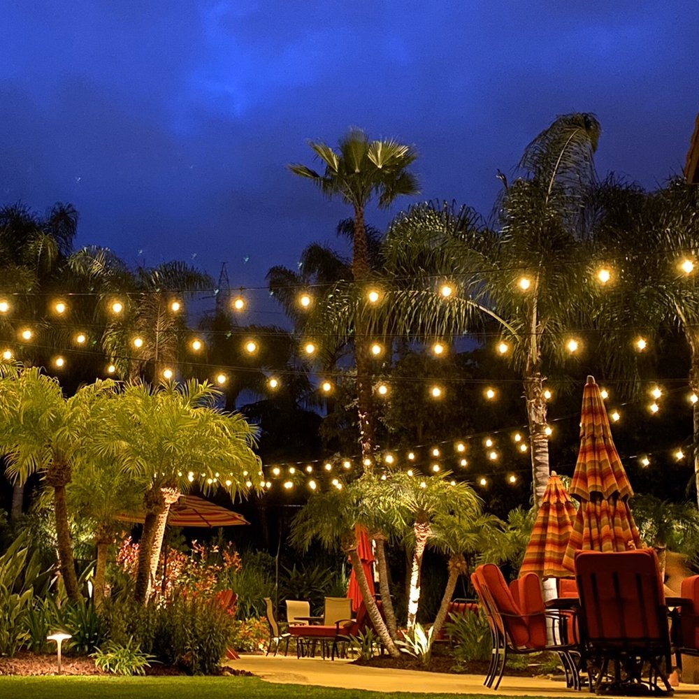 ANTONIO'S LANDSCAPING AND CONSTRUCTION professional landscape lighting installation in San Diego showcasing quality outdoor transformation